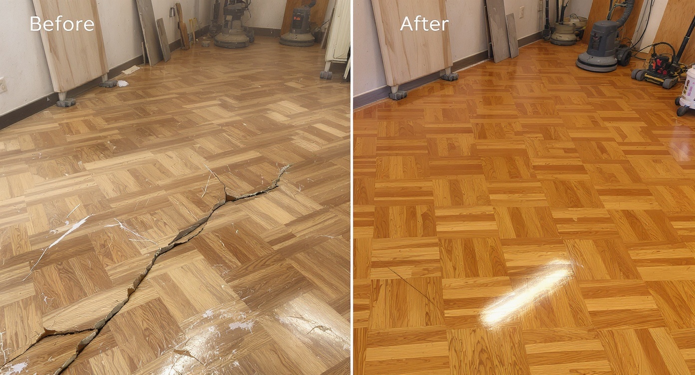 Read more about the article Parquet Floor Restoration: Complete Guide to Sanding, Refinishing and Modern Renovation Techniques